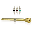 High Standard Motorcycle Car And Truck Vehicle Repair Part Tubeless Brass Truck Tire Valve Stems